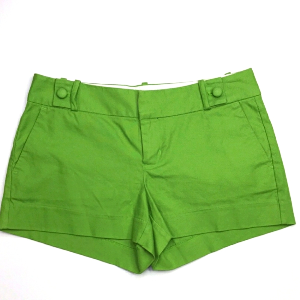 BANANA REPUBLIC FACTORY Green Chino Shorts sz 2